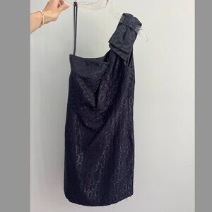 Nine West Blue One Shoulder Mini Dress, Size 8